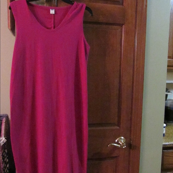 Old Navy Pink Sundress- Maxi length - Picture 3 of 3